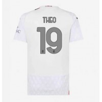 Dres AC Milan Theo Hernandez #19 Preč pre Ženy 2023-24 Krátky Rukáv